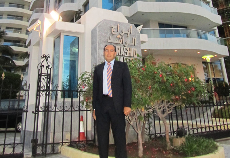 George J. Berbari, CEO, DC PRO Engineering, at Al Rashid towers. George J. Berbari, CEO, DC PRO Engineering, at Al Rashid towers.