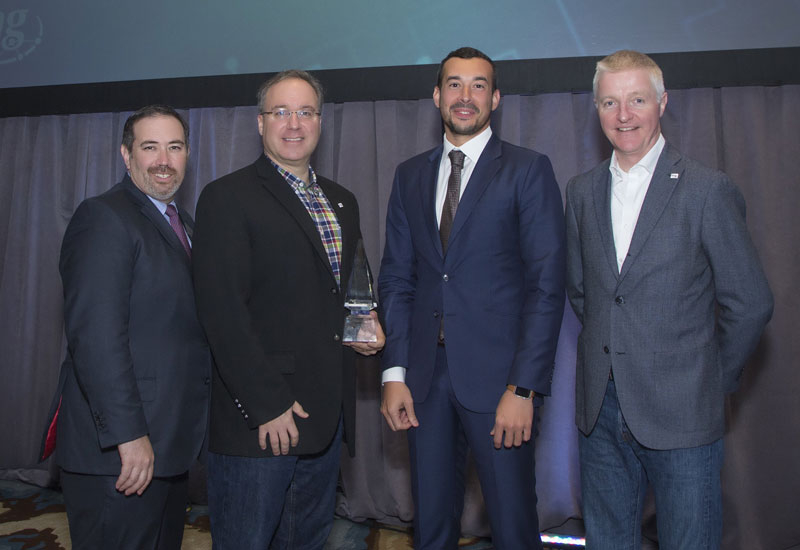 From left: Mike Blake, CEO HTNG; Michael Cohen, SVP Key Accounts INTEREL; Florian Gallini, Group CEO INTEREL; and Nick Price, CIO citizenM Hotels (MC). From left: Mike Blake, CEO HTNG; Michael Cohen, SVP Key Accounts INTEREL; Florian Gallini, Group CEO INTEREL; and Nick Price, CIO citizenM Hotels (MC).
