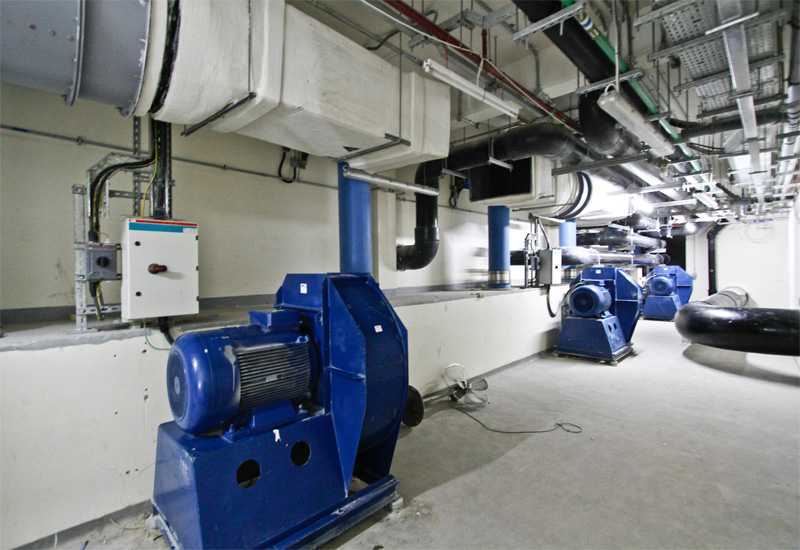The wave generators power both the wave pool and wave river. The wave generators power both the wave pool and wave river.