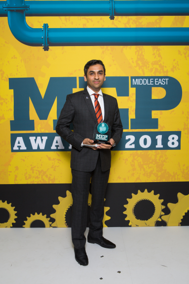 MEP Supplier of the Year went Leminar Air Conditioning Company. Kartik Raval, general manager, Leminar, with the award. MEP Supplier of the Year went Leminar Air Conditioning Company. Kartik Raval, general manager, Leminar, with the award.