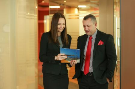 Philippa Carman, Emrill head of business development; Stuart Harrison, Emrill CEO. Philippa Carman, Emrill head of business development; Stuart Harrison, Emrill CEO.