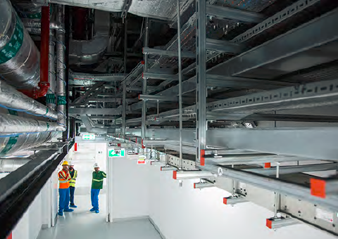 The expansion – comprising two new modular data centres approximately 17,166m2 in size – has delivered an additional IT load of 7.5MW at each facility. The expansion – comprising two new modular data centres approximately 17,166m2 in size – has delivered an additional IT load of 7.5MW at each facility.