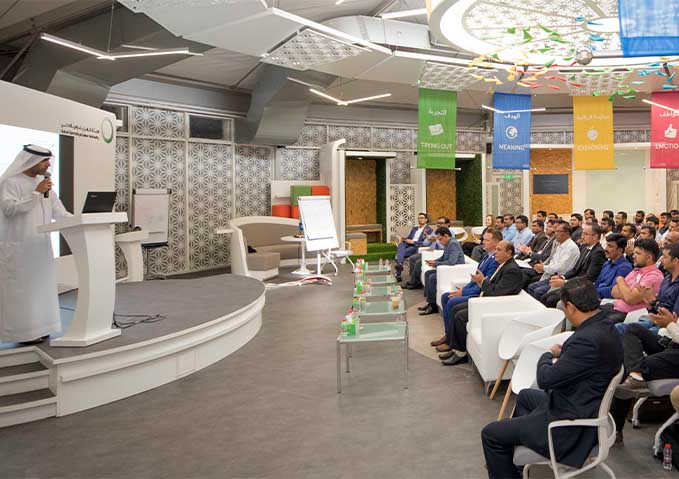 Dr Yousef Al Akraf, executive VP of business support and human resources at DEWA mentioned the big turnout of the event and DEWA’s achievements in adhering to the health and safety standards by 96%, which is among the highest ranks in this field. Dr Yousef Al Akraf, executive VP of business support and human resources at DEWA mentioned the big turnout of the event and DEWA’s achievements in adhering to the health and safety standards by 96%, which is among the highest ranks in this field.